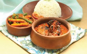 Delicious Delights Chicken Tikka Masala Basmati Rice Vegetable Masala