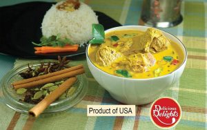 Delicious Delights Chicken Curry with Puttu