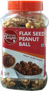 Delicious Delights Flax Seed Peanut Ball