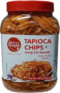 Delicious Delights Tapioca Chips Long Cut Spiced