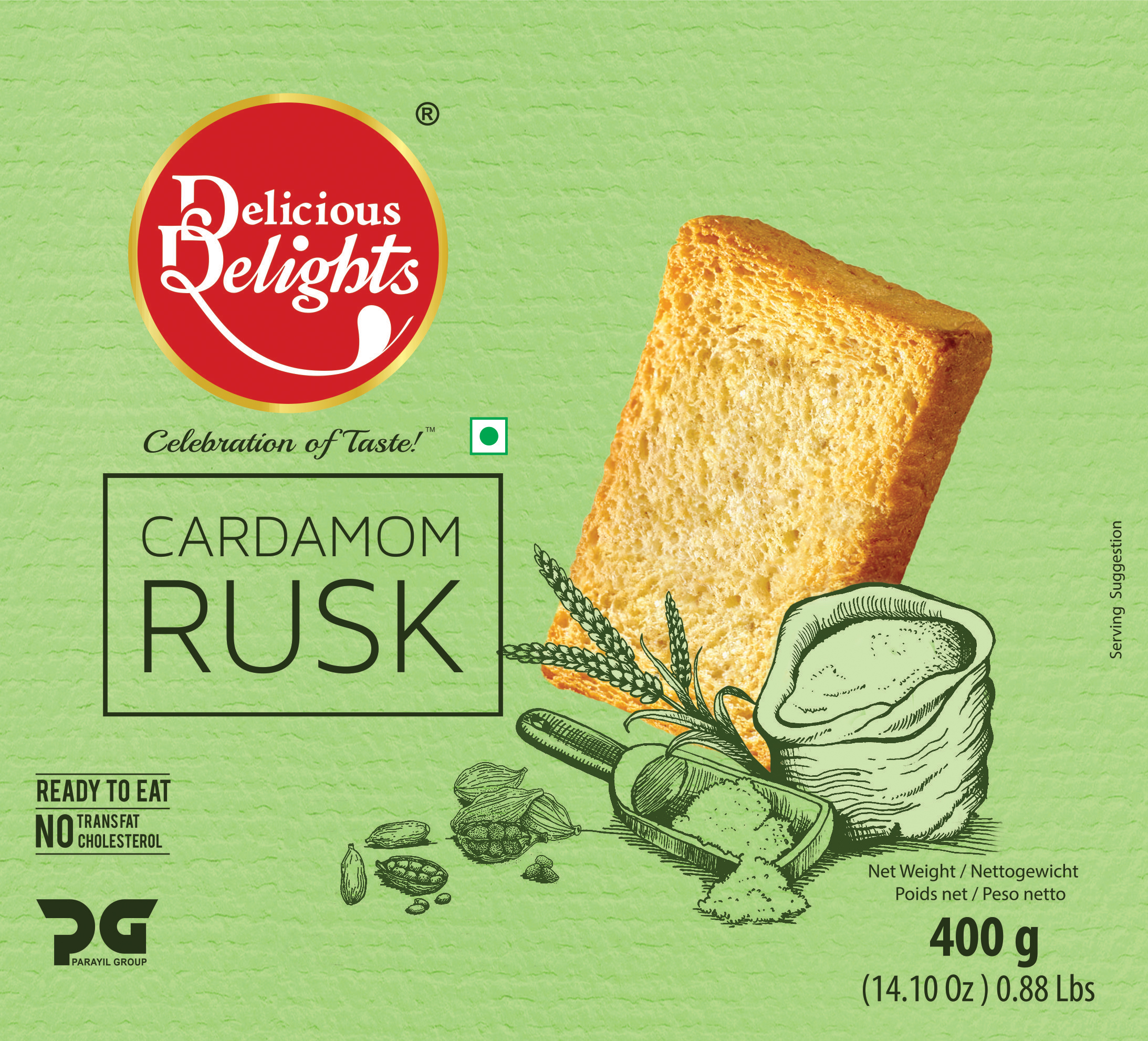 Delicious Delights Cardamom Rusk