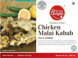 Delicious Delights Chicken Malai Kabab