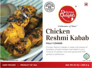 Delicious Delights Chicken Reshmi Kebab