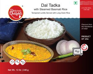 Delicious Delights Dal Tadka with Steamed Basmati Rice