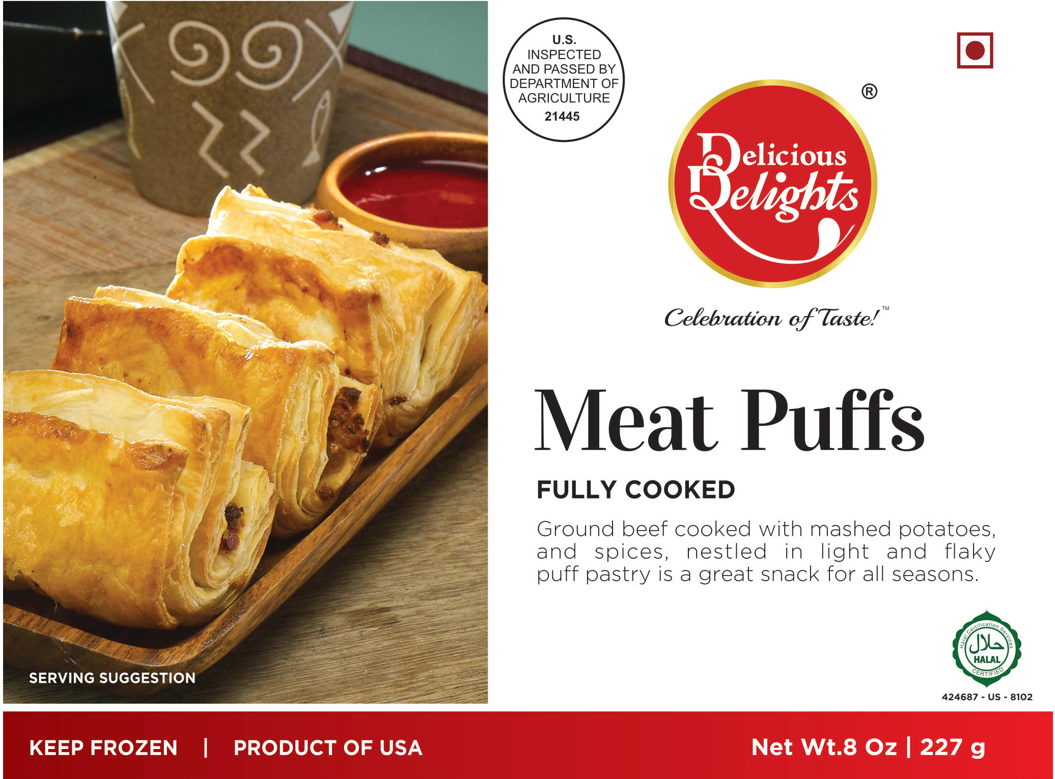 Delicious Delights Meat Puffs