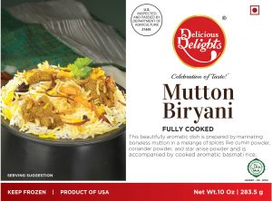 Delicious Delights Mutton Biriyani