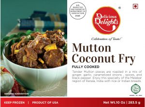 Delicious Delights Mutton Coconut Fry