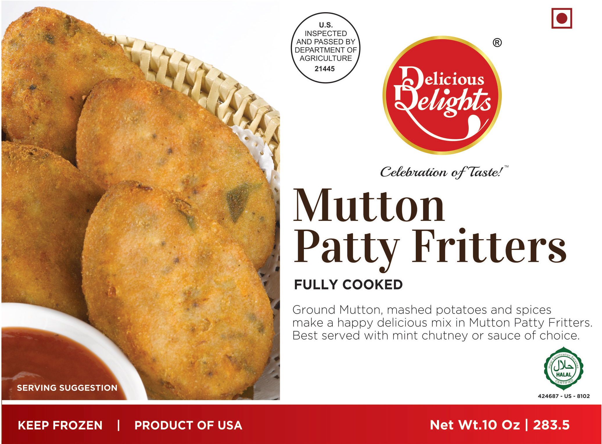 Delicious Delights Mutton Patty Fritters