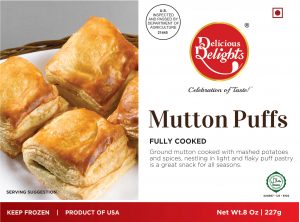 Delicious Delights Mutton Puffs