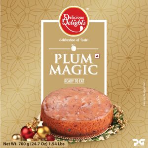 Delicious Delights Plum Magic Cake