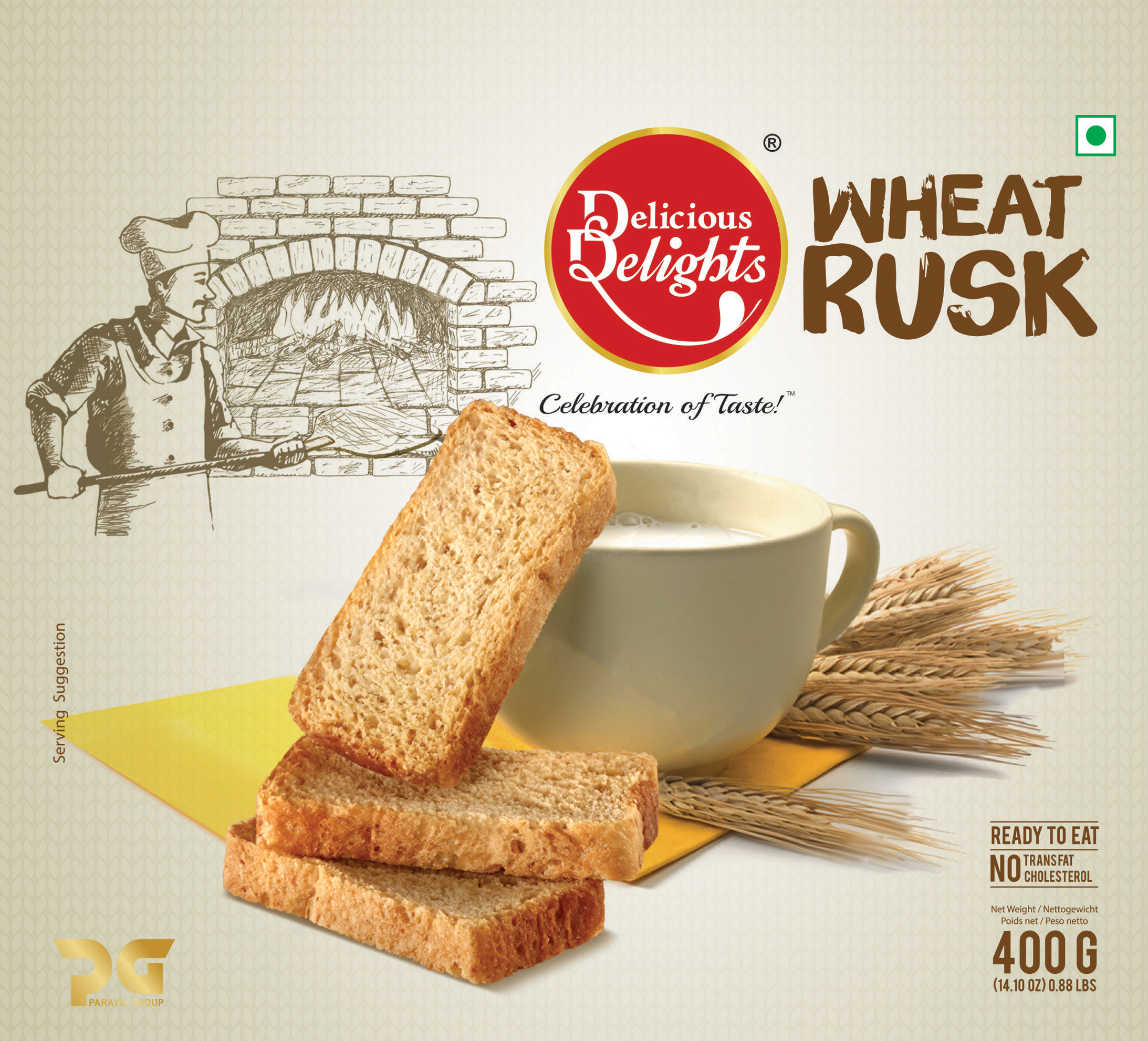 Delicious Delights Wheat Rusk